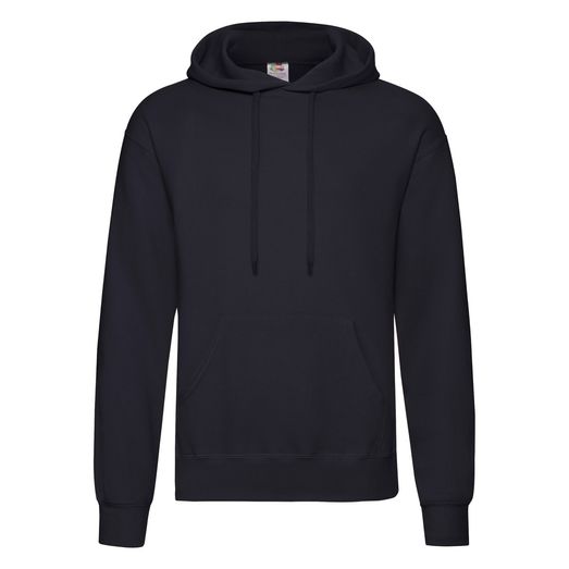 Fruit Of The Loom Men's Classic Hooded Sweat Deep Navy