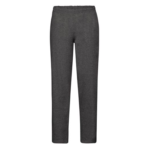 Fruit Of The Loom Men's Classic Open Hem Jog Pants Dark Heather
