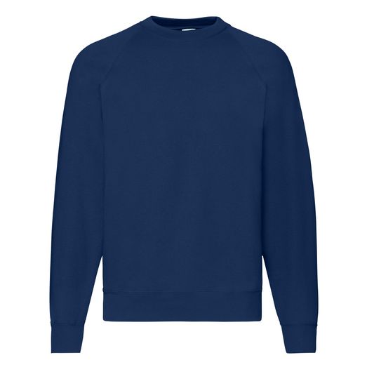 Fruit Of The Loom Men's Classic Raglan Sweat Navy Blue