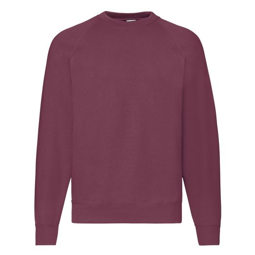 Fruit Of The Loom Men's Classic Raglan Sweat Burgundy