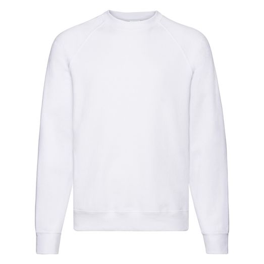 Fruit Of The Loom Men's Classic Raglan Sweat White