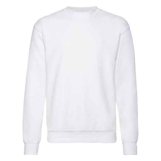 Fruit Of The Loom Men's Classic Set-In Sweatshirt White