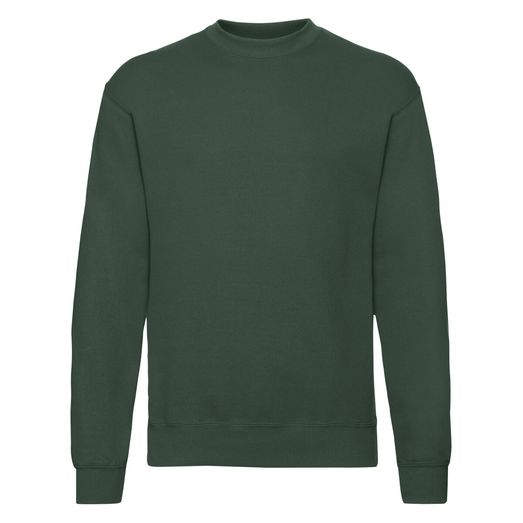 Fruit Of The Loom Men's Classic Set-In Sweatshirt Bottle Green