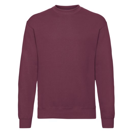 Fruit Of The Loom Men's Classic Set-In Sweatshirt Burgundy