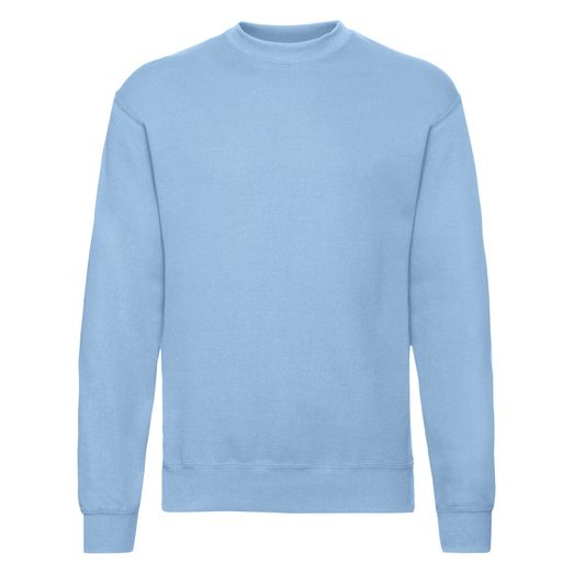 Fruit Of The Loom Men's Classic Set-In Sweatshirt Sky Blue