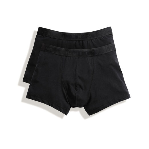 Fruit Of The Loom Underwear Men's Classic Shorty (2 Pack) Black