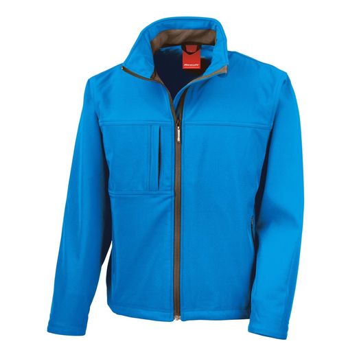 Result Men's Classic Softshell Jacket Azure Blue