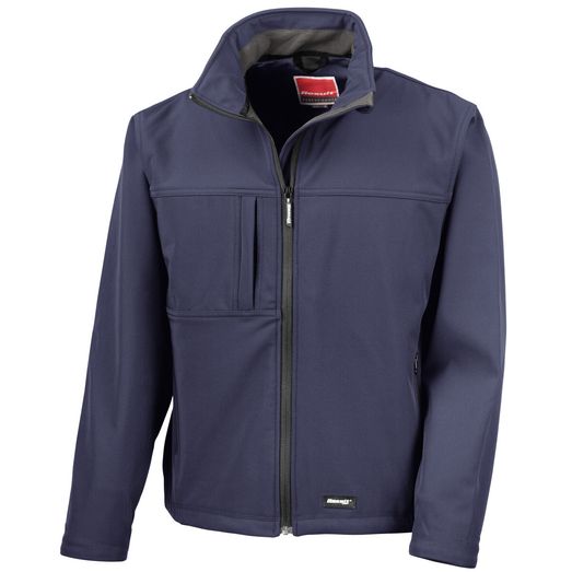 Result Men's Classic Softshell Jacket Navy Blue