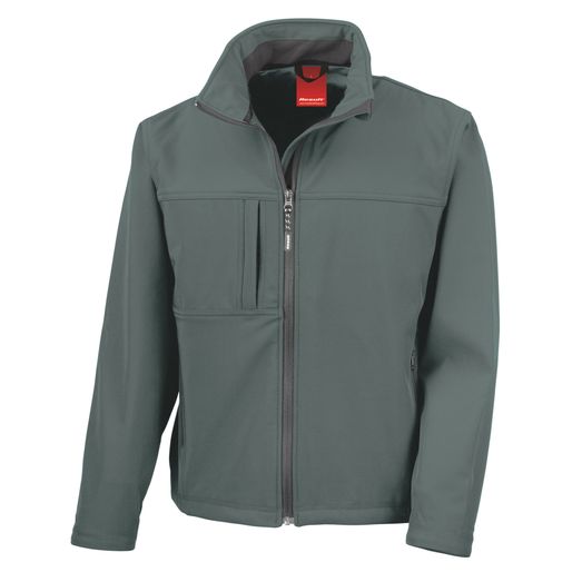 Result Men's Classic Softshell Jacket Grey