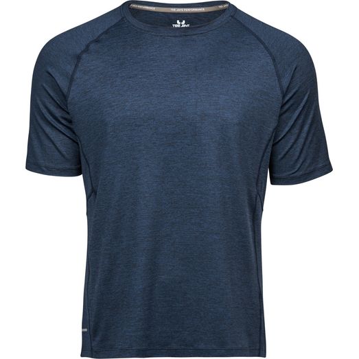 Tee Jays Men's CoolDry Tee Navy Melange