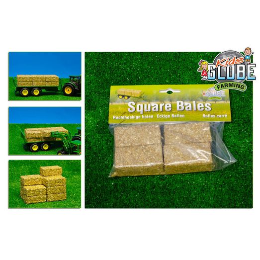 Kidsglobe 4 x Square Bales 1:32
