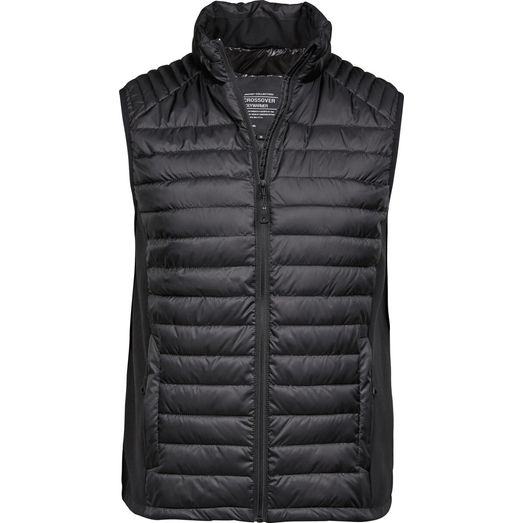 Tee Jays Men's Crossover Bodywarmer Black/Black