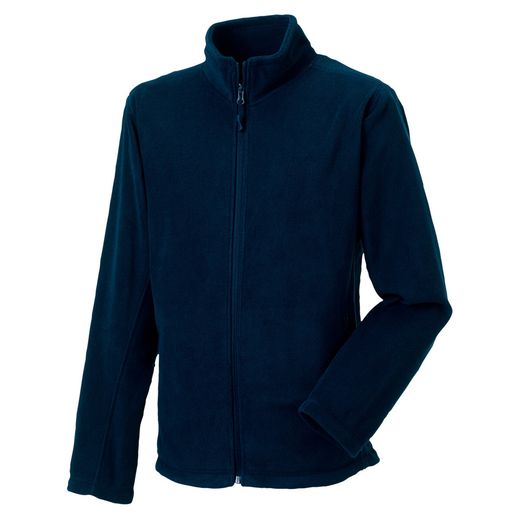 Russell Men's Full Zip Outdoor Fleece French Navy