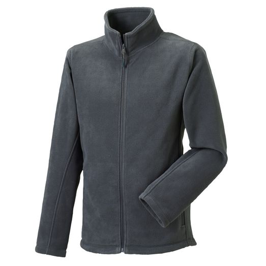 Russell Men's Full Zip Outdoor Fleece Convoy Grey