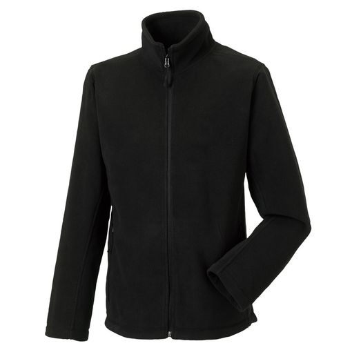 Russell Men's Full Zip Outdoor Fleece Black