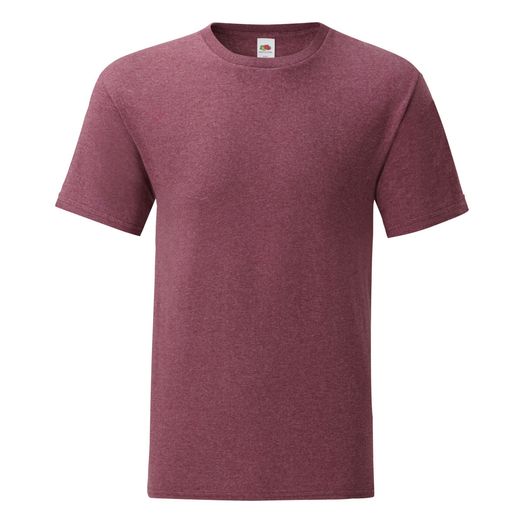 Fruit Of The Loom Men's Iconic 150 Tee Heather Burgundy