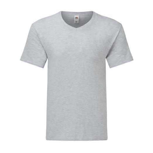 Fruit Of The Loom Men's Iconic 150 V-Neck T Heather Grey