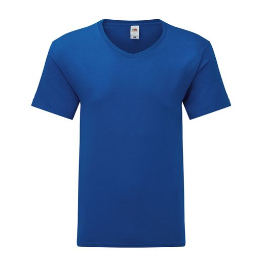 Fruit Of The Loom Men's Iconic 150 V-Neck T Royal