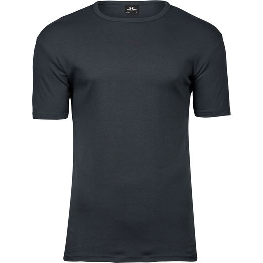 Tee Jays Men's Interlock Tee Dark Grey