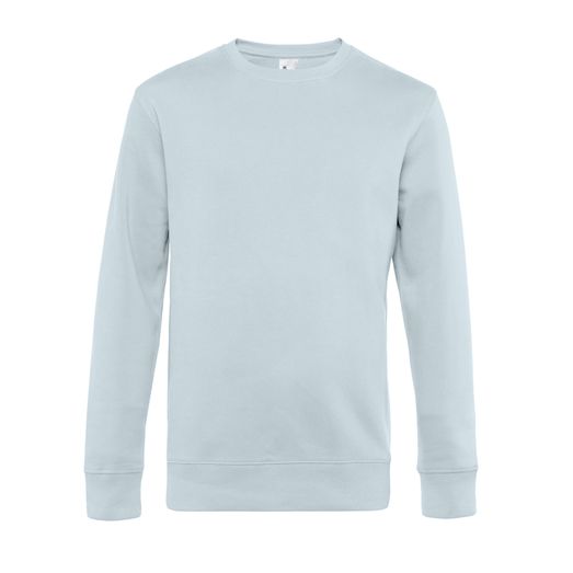 B&amp;C Men's King Crew Neck Sweat Pure Sky