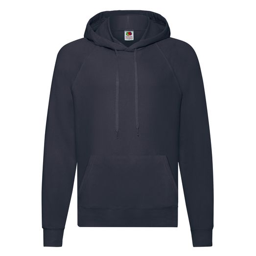 Fruit Of The Loom Men's Lightweight Hooded Sweat Deep Navy