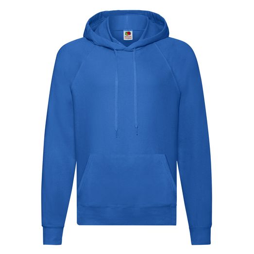 Fruit Of The Loom Men's Lightweight Hooded Sweat Royal