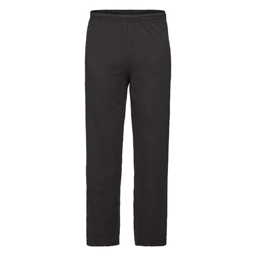 Fruit Of The Loom Men's Lightweight Open Hem Jog Pant Black