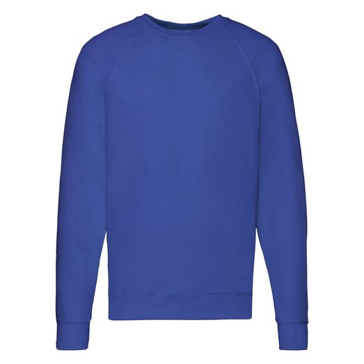 Fruit Of The Loom Men's Lightweight Raglan Sweat Royal