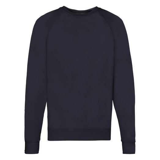 Fruit Of The Loom Men's Lightweight Raglan Sweat Deep Navy