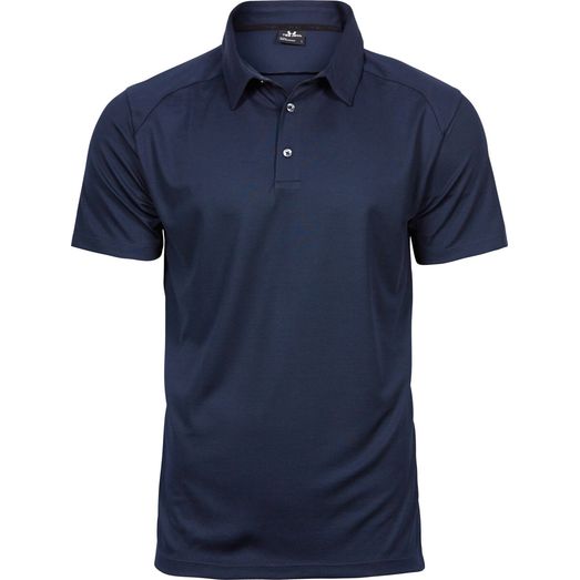 Tee Jays Men's Luxury Sport Polo Navy Blue