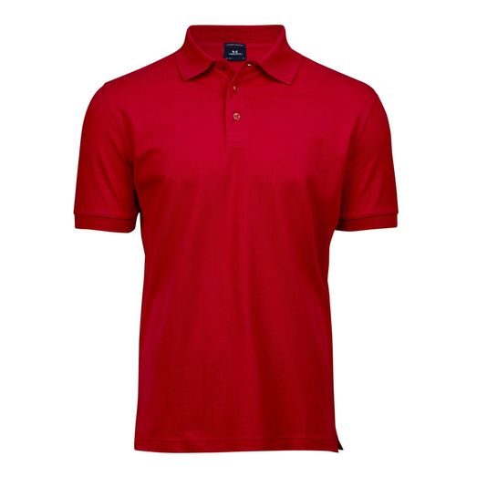 Tee Jays Men's Luxury Stretch Polo Red