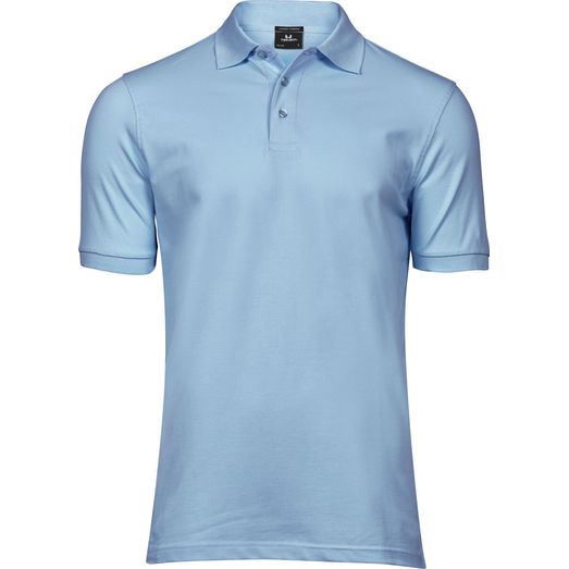 Tee Jays Men's Luxury Stretch Polo Light Blue