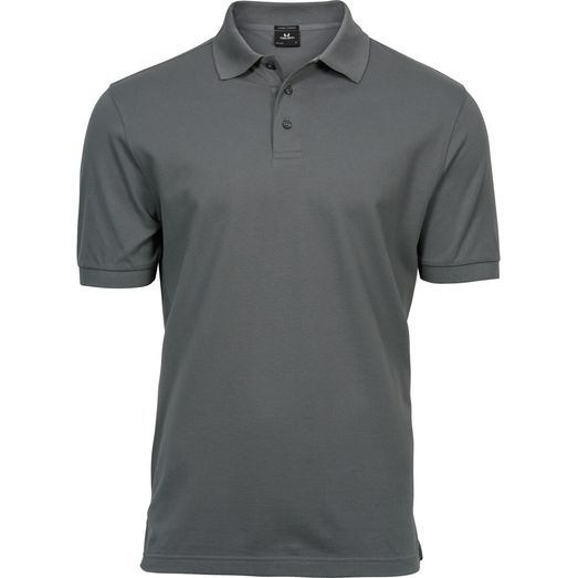 Tee Jays Men's Luxury Stretch Polo Powder Grey