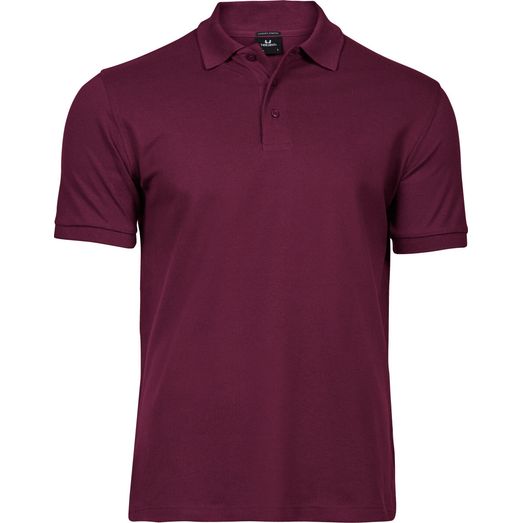 Tee Jays Men's Luxury Stretch Polo Wine