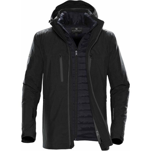 Stormtech Men's Matrix System Jacket Black/Carbon
