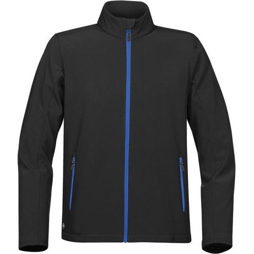 Stormtech Men's Orbiter Softshell Black/ Azure Blue