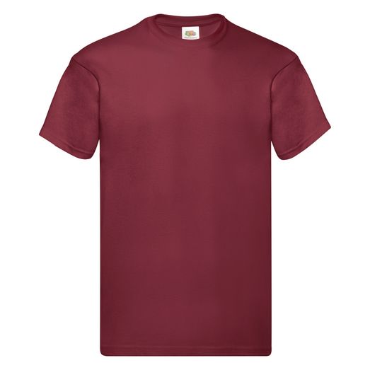 Fruit Of The Loom Men's Original T-Shirt Brick Red