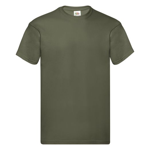 Fruit Of The Loom Men's Original T-Shirt Classic Olive Green