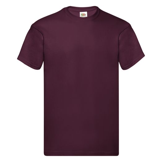 Fruit Of The Loom Men's Original T-Shirt Burgundy