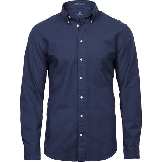 Tee Jays Men's Perfect Oxford Shirt Navy Blue