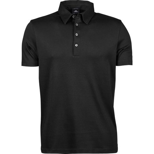 Tee Jays Men's Pima Cotton Polo Black