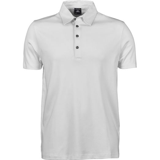Tee Jays Men's Pima Cotton Polo White