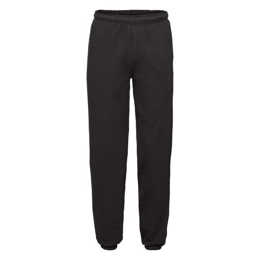 Fruit Of The Loom Men's Premium Elasticated Cuff Jog Pants Black