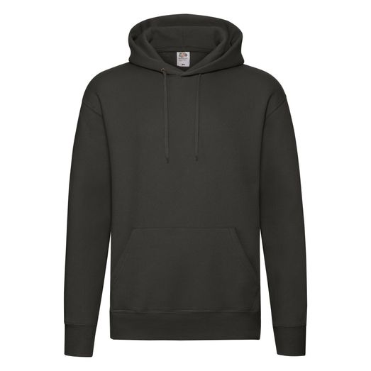 Fruit Of The Loom Men's Premium Hooded Sweat Charcoal