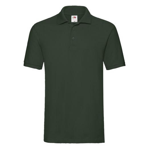 Fruit Of The Loom Men's Premium Polo Bottle Green