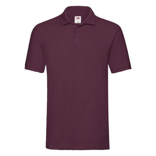Fruit Of The Loom Men's Premium Polo Burgundy
