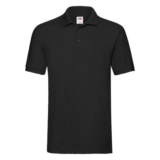 Fruit Of The Loom Men's Premium Polo Black