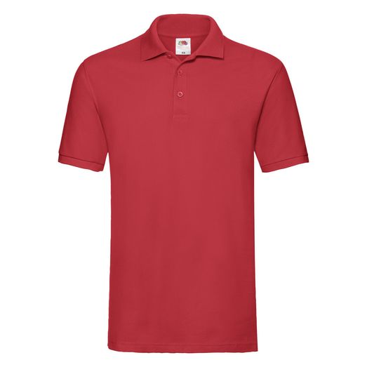 Fruit Of The Loom Men's Premium Polo Red