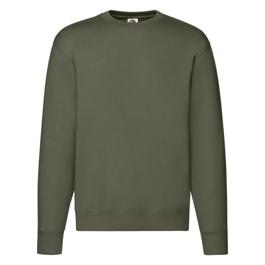 Fruit Of The Loom Men's Premium Set-In Sweat Classic Olive Green