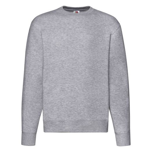 Fruit Of The Loom Men's Premium Set-In Sweat Heather Grey